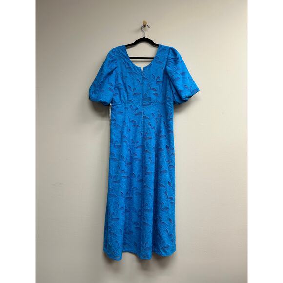 HYACINTH HOUSE Azure Eyelet Ainsley Midi Dress Size S NWT - Picture 5 of 6